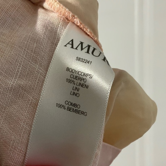 Amur linen wide leg high low pants size 10 - Picture 7 of 7